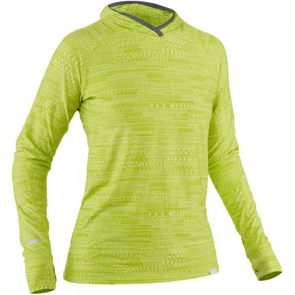 NRS H2Core Silkweight -Hoodie - Damen -Lime